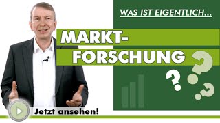 MARKTFORSCHUNG  Was ist eigentlich [upl. by Anauq]