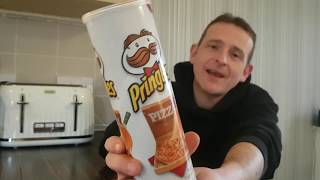 PRINGLES PIZZA FLAVOUR REVIEW [upl. by Arod]