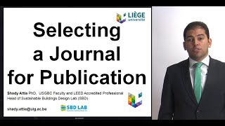 Selecting a journal for a publication [upl. by Lucina]