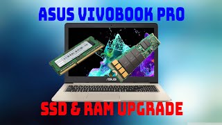 Asus Vivobook Pro 15 SSD amp RAM Upgrade [upl. by Jb409]