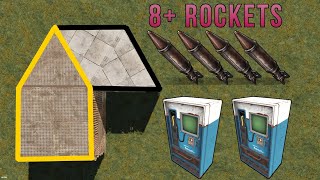 Rust Vending Machine Shop Base Design V2 Drone Accessible  Build Guide [upl. by Corabel]