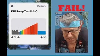 Zwift FTP Lite test I failed the FTP Lite test twice For different reasons [upl. by Angle]