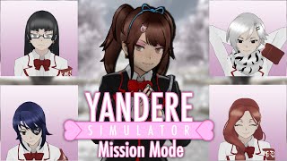 Eliminating The Student Council  Yandere Simulator Mission Mode [upl. by Yhcir]