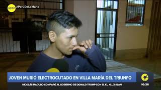 Un joven murió electrocutado por conectar el cargador de su celular con las manos mojadas [upl. by Arbmahs]