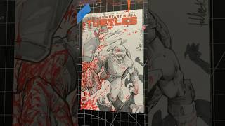 How to draw Raphael punching Shredder tmnt ninjaturtles art comics [upl. by Ainevul]