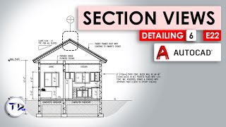 DETAILING Part 6  Section Elevation in AutoCAD Architecture 2023 [upl. by Alesandrini923]