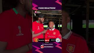 Manchester United 21 Manchester City FA Cup Finals I Fan Reaction I FA CUP Highlights [upl. by Harlie]