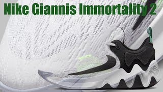 Nike Giannis Immortality 2 Bucks Home colorway Detailed Look [upl. by Lozano]