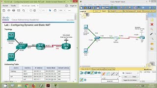 9226 Lab  Configuring Dynamic and Static NAT [upl. by Lucas]