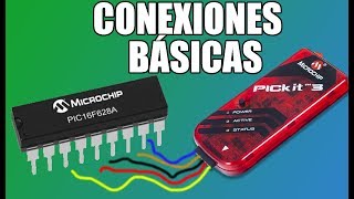 COMO CONECTAR UN PIC CONEXIONES BÁSICAS [upl. by Essyle]