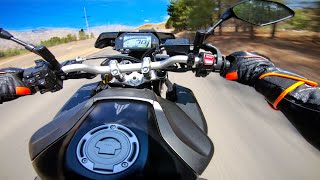 FIRST RIDE 2021 YAMAHA MT10 NEW FAVORITE MAXYDAILY 016 [upl. by Meehyr721]