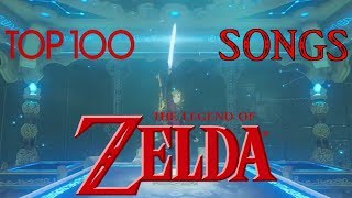 TOP 100 The Legend of Zelda Songs of All Time [upl. by Hopper]