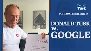 Donald Tusk vs Google [upl. by Linoel]