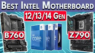 Best Intel Motherboard for 14th  13th  12th Gen CPUs 14600K 13600K 12400 amp More [upl. by Ardnuas815]