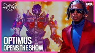 Nick and Optimus Open The Show  Season 11  The Masked Singer [upl. by Eelyahs956]