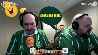 REAÇÕES ENERGIA 97 PALMEIRAS 2X2 FORTALEZA BRASILEIRÃO 2024 [upl. by Irrej472]