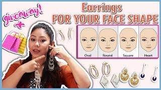 Best Earrings To Suit Your Face Shape Round Oval Heart SquareHow To Choose  ThatQuirkyMiss [upl. by Erdnuaed]