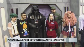 Pensacon Airport gets Intergalactic Makeover [upl. by Ainsley]