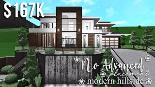 No Advanced Placement Modern Hillside  Roblox Bloxburg  GamingwithV [upl. by Bluh591]