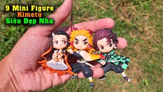 9 mẫu Tượng Kimetsu mini Siêu Cute [upl. by Abshier]