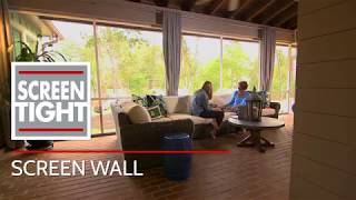 Screen Wall Porch Framing amp Screening System [upl. by Ammon]