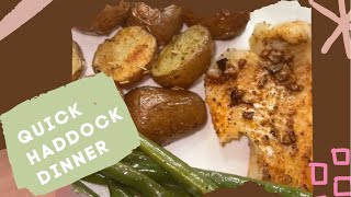 Whats For Dinner  Healthy Baked Haddock Dinner Recipe [upl. by Aitret207]