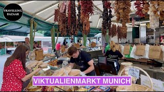 🌎 Victuals Market  Munich’s Famous Market  Germany [upl. by Spillar]