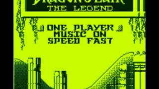 Dragons Lair Game Boy  Menu music [upl. by Ariela]