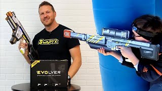 Evolver Laser Tag Unboxing  Best Home Laser Tag  Swappable Skins [upl. by Annor]