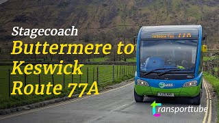 Buttermere to Keswick • Stagecoach Route 77A • Realtime [upl. by Hoffman191]