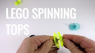 How to Make Super Easy LEGO Spinning Tops  Cool LEGO Ideas [upl. by Calli]