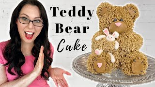 Teddy Bear Cake Tutorial [upl. by Leamaj]