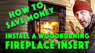 Beginning woodstove install  Chimney support box install [upl. by Ettenirt209]