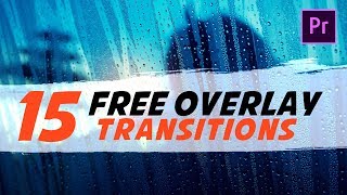 15 FREE Transitions Pack for Premiere Pro  Matte Overlay [upl. by Kelsy]