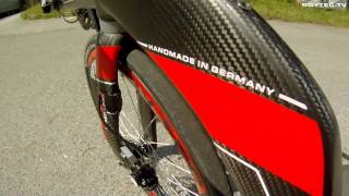 1026Kmh Speeddownhill mit TROYTEC Liegerad [upl. by Denae446]