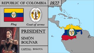 Colombia History 18192023 Every Year [upl. by Sillad]