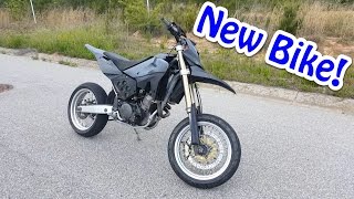 BIKE REVEAL  Husqvarna sm610  WHEELIES [upl. by Kafka]