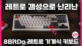 레트로 갬성으로 난리난 8BitDo 레트로 기계식 키보드 사왔습니다 [upl. by Yesnyl57]