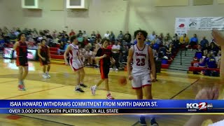 Plattsburg senior Isaia Howard withdraws commitment from North Dakota State mens basketball [upl. by Sulohcin]