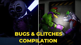 FNAF Security Breach  Bugs amp Glitches Compilation [upl. by Nalyd]