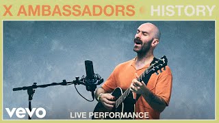 X Ambassadors  quotHistoryquot Live Performance  Vevo [upl. by Guillaume]