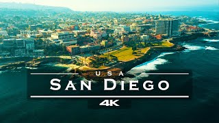 San Diego USA 🇺🇸  by drone 4K [upl. by Kalie893]