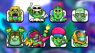 All 42 Goblin Emotes in Clash Royale [upl. by Tilagram668]