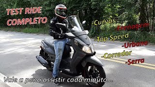 TEST RIDE DAFRA CITYCOM S 300i ABS  COMPLETO Durvalcareca [upl. by Keener]