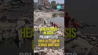 Health Crisis In Gaza Poliomyelitis Virus Detected In Sewage Amid War [upl. by Morita100]