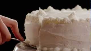 How to Make Heavenly White Cake  Cake Recipes  Allrecipescom [upl. by Moffitt]