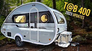 Teardrop Trailer with Bath amp Kitchen Full Owner Tour [upl. by Esined]