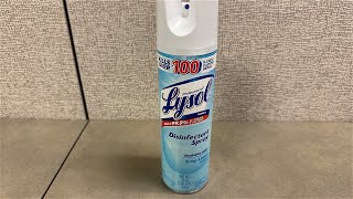 Lysol Disinfectant Spray  Crisp Linen 19 oz Bottle [upl. by Acired379]