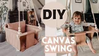 DIY Baby and Toddler Canvas Swing [upl. by Shina]