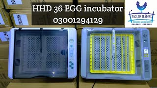 EGG incubator 36 eggs HHD new model 2024 all Pakistan cash on delivery available 03001294129 [upl. by Eahsram]